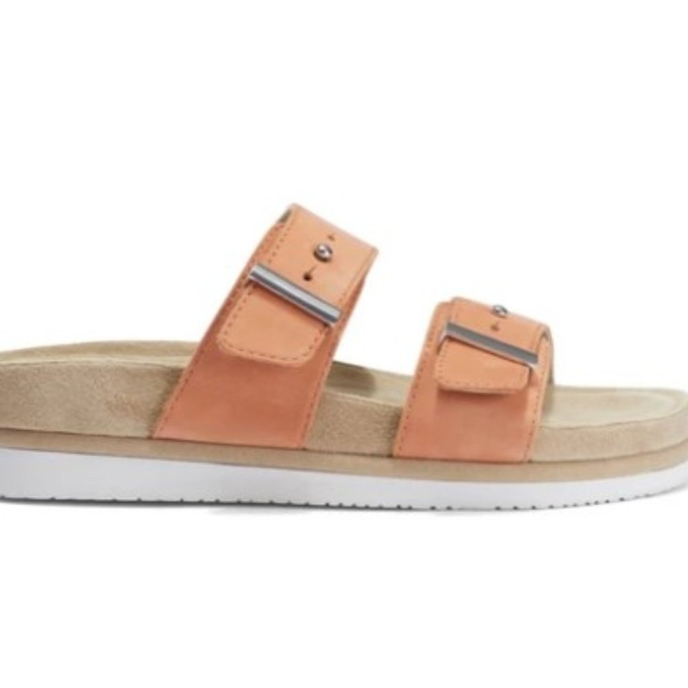 Earth sandals(Canyon Ruby) in Cantaloupe colour